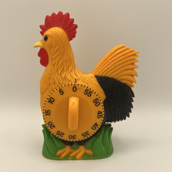 Collectible Inc. Kitchen Vintage Rooster Kitchen Timer Chicken